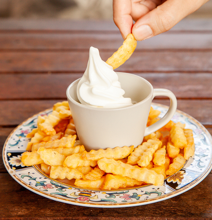 Creamy Dip For French Fries Crossword